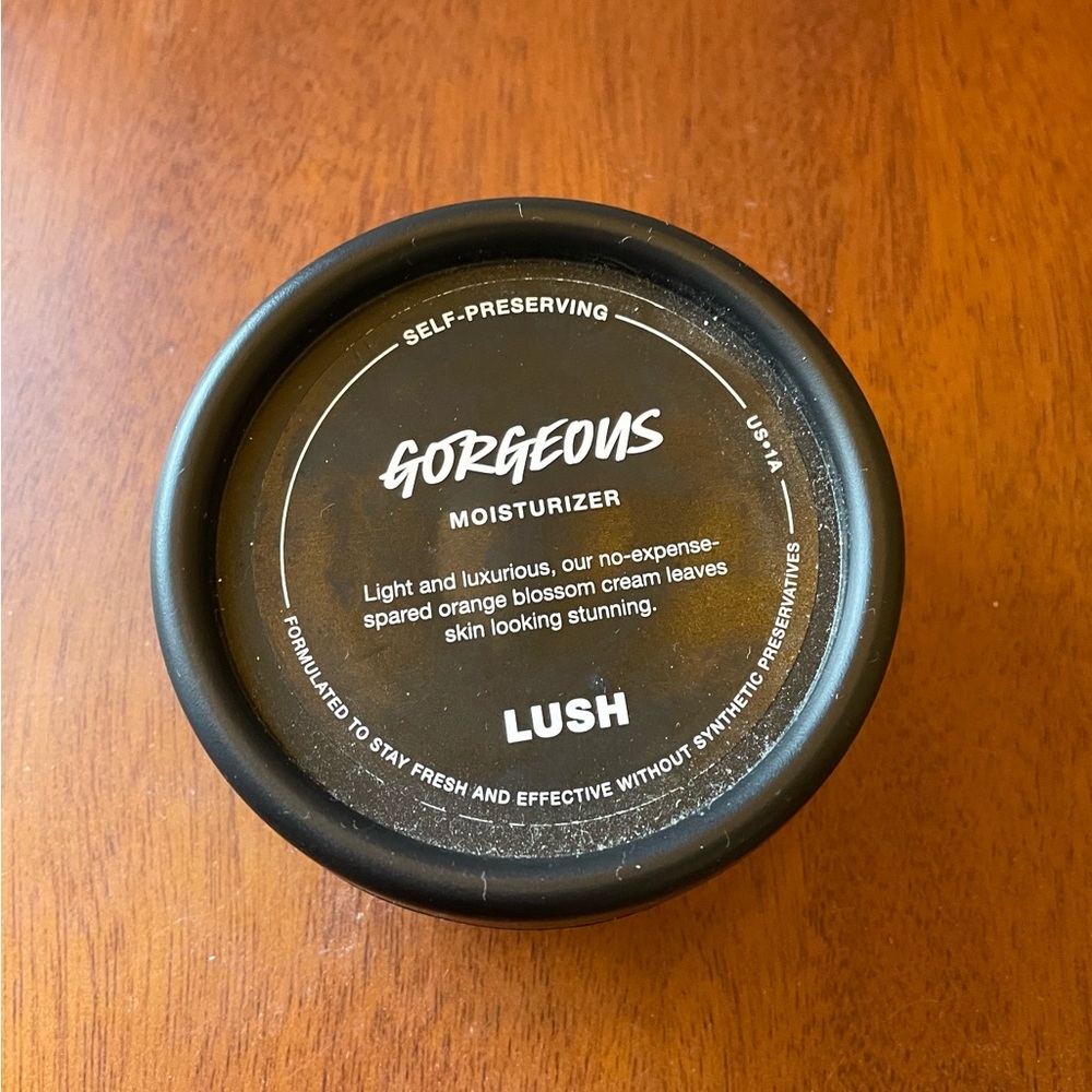 Lush Gorgeous Moisturizer - Black and White